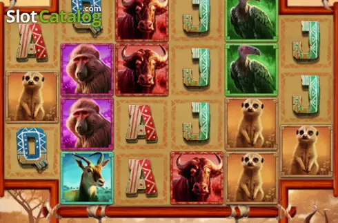 Οθόνη2. Mega Wild Safari Κουλοχέρης 