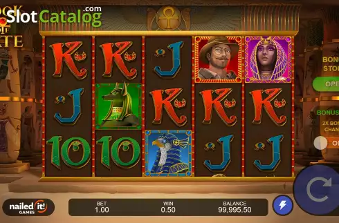 Οθόνη3. Book Of Fate (Nailed It! Games) Κουλοχέρης
