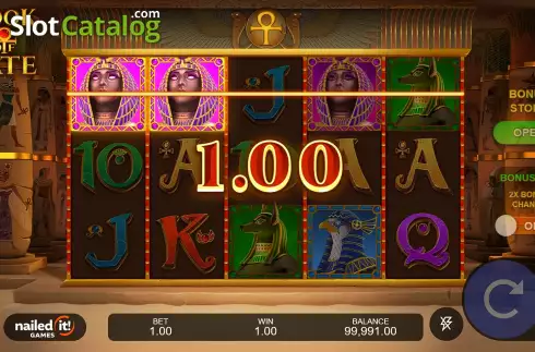 Οθόνη4. Book Of Fate (Nailed It! Games) Κουλοχέρης