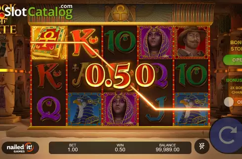 Οθόνη5. Book Of Fate (Nailed It! Games) Κουλοχέρης