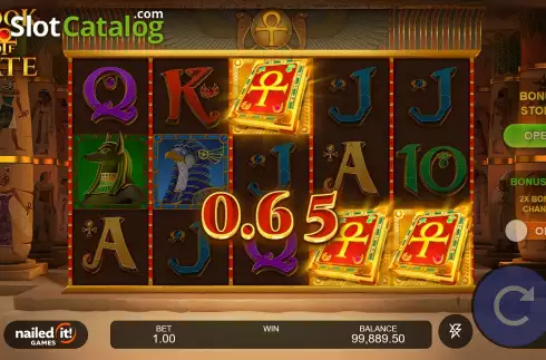 Οθόνη7. Book Of Fate (Nailed It! Games) Κουλοχέρης