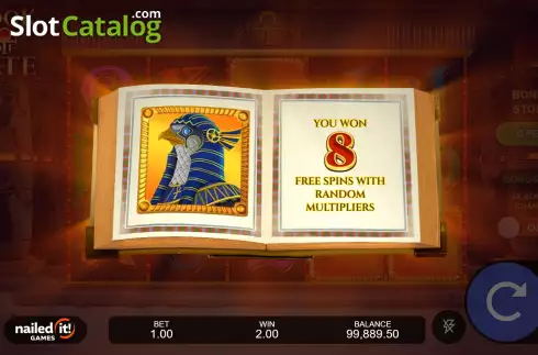 Οθόνη8. Book Of Fate (Nailed It! Games) Κουλοχέρης