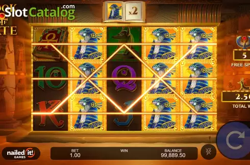 Οθόνη9. Book Of Fate (Nailed It! Games) Κουλοχέρης