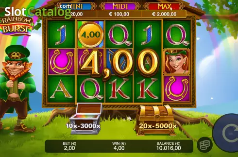 Οθόνη4. Rainbow Burst Κουλοχέρης