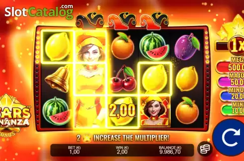 Οθόνη4. Stars Bonanza Κουλοχέρης