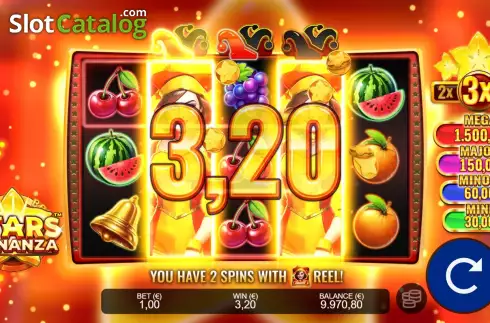 Οθόνη5. Stars Bonanza Κουλοχέρης