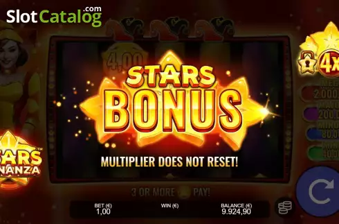 Οθόνη8. Stars Bonanza Κουλοχέρης