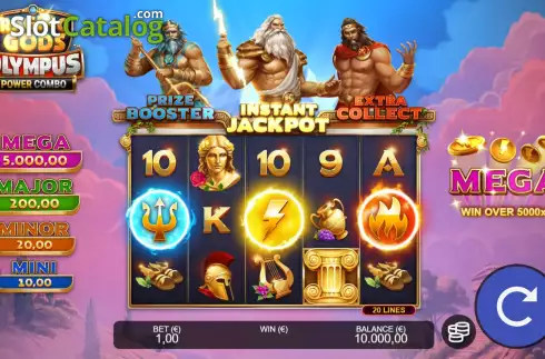 Οθόνη3. Raging Gods: Olympus Κουλοχέρης
