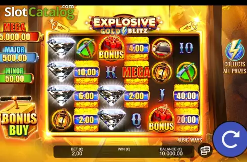 Οθόνη2. Explosive Gold Blitz Κουλοχέρης