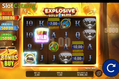 Οθόνη3. Explosive Gold Blitz Κουλοχέρης