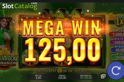 Οθόνη3. Shamrock Bonanza Κουλοχέρης