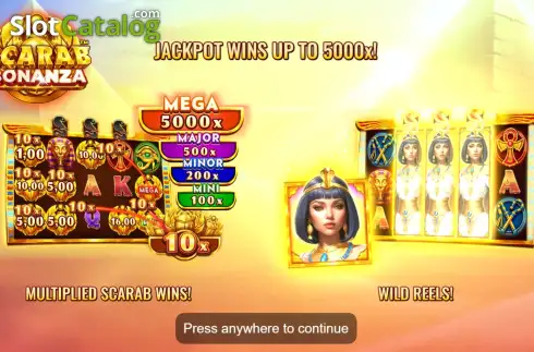 Οθόνη2. Scarab Bonanza Κουλοχέρης