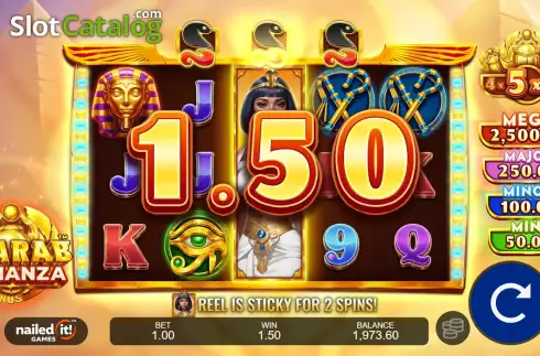 Οθόνη5. Scarab Bonanza Κουλοχέρης