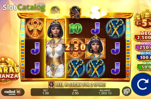Οθόνη6. Scarab Bonanza Κουλοχέρης