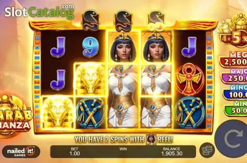 Οθόνη9. Scarab Bonanza Κουλοχέρης