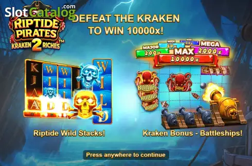 Οθόνη2. Riptide Pirates 2 Kraken Riches Κουλοχέρης 