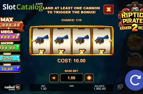 Οθόνη6. Riptide Pirates 2 Kraken Riches Κουλοχέρης 