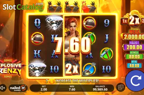 Οθόνη3. Explosive Frenzy Κουλοχέρης