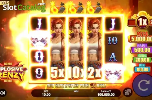 Οθόνη5. Explosive Frenzy Κουλοχέρης