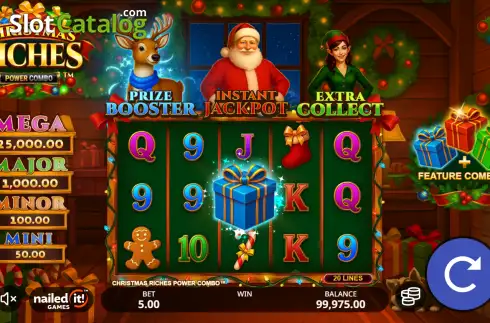Οθόνη2. Christmas Riches Power Combo Κουλοχέρης