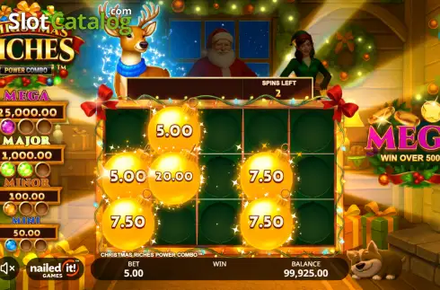 Οθόνη3. Christmas Riches Power Combo Κουλοχέρης