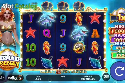Οθόνη2. Mermaid Frenzy Κουλοχέρης