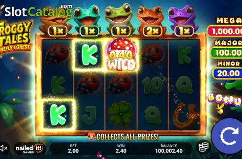 Οθόνη3. Froggy Tales: Firefly Forest Κουλοχέρης