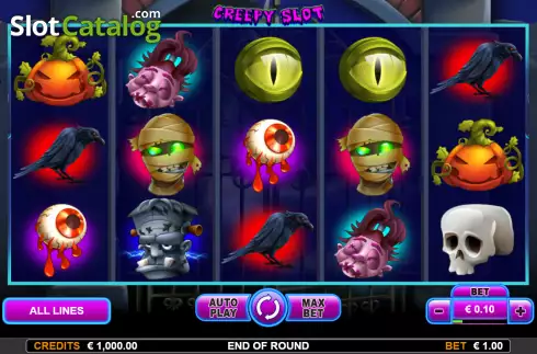 Οθόνη2. Creepy Slot Κουλοχέρης