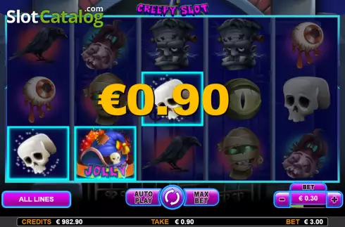 Οθόνη3. Creepy Slot Κουλοχέρης