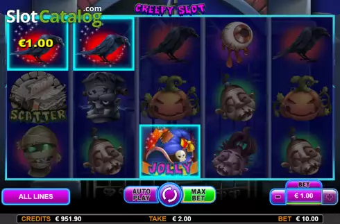 Οθόνη4. Creepy Slot Κουλοχέρης