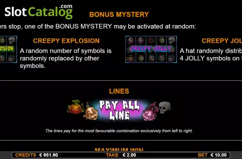 Οθόνη7. Creepy Slot Κουλοχέρης