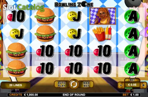 Οθόνη2. Bowling Zone Κουλοχέρης