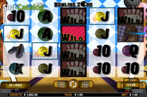 Οθόνη4. Bowling Zone Κουλοχέρης
