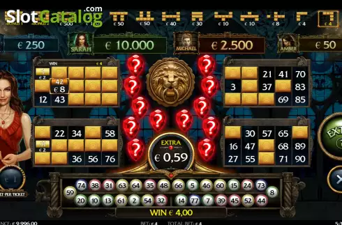 Οθόνη3. Immortal Romance Video Bingo Κουλοχέρης