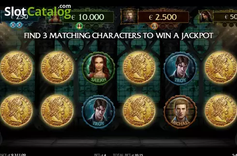 Οθόνη6. Immortal Romance Video Bingo Κουλοχέρης