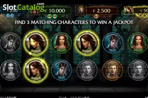 Οθόνη7. Immortal Romance Video Bingo Κουλοχέρης
