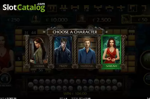Οθόνη9. Immortal Romance Video Bingo Κουλοχέρης