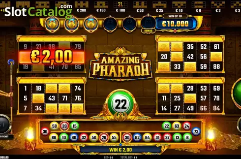 Οθόνη4. Amazing Pharaoh Κουλοχέρης 