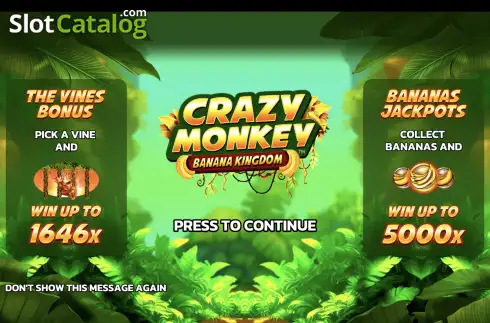Οθόνη2. Crazy Monkey Banana Kingdom Κουλοχέρης