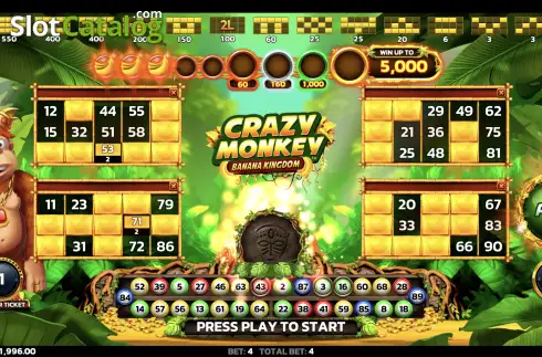Οθόνη4. Crazy Monkey Banana Kingdom Κουλοχέρης