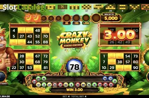 Οθόνη5. Crazy Monkey Banana Kingdom Κουλοχέρης