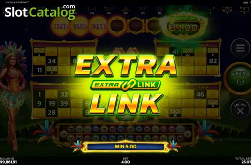 Οθόνη8. Carnaval Link&Win Κουλοχέρης