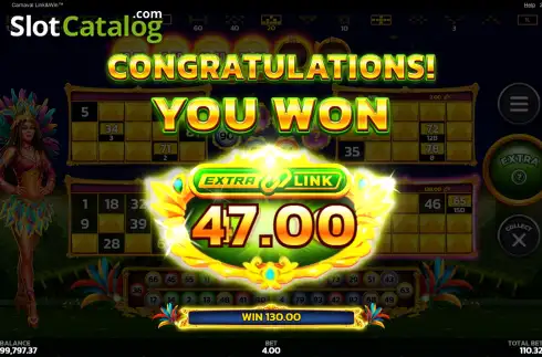 Οθόνη9. Carnaval Link&Win Κουλοχέρης
