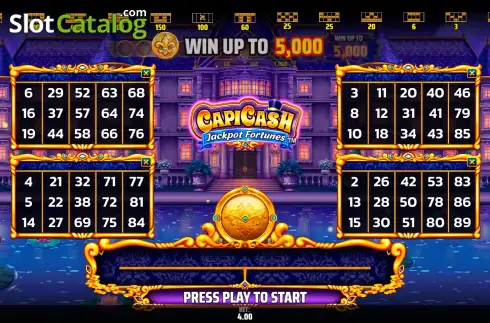 Οθόνη2. Capi Cash Jackpot Fortunes Κουλοχέρης 