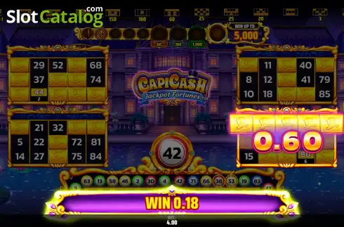 Οθόνη3. Capi Cash Jackpot Fortunes Κουλοχέρης 