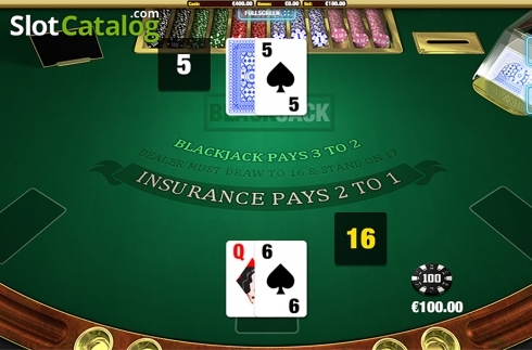 Οθόνη3. BlackJack (Nektan) Κουλοχέρης