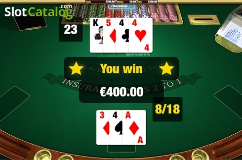 Οθόνη5. BlackJack (Nektan) Κουλοχέρης