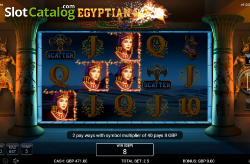 Οθόνη3. Egyptian Riches (Nektan) Κουλοχέρης