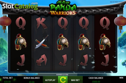 Οθόνη3. Age of Panda Warriors Κουλοχέρης