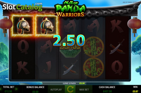 Οθόνη4. Age of Panda Warriors Κουλοχέρης